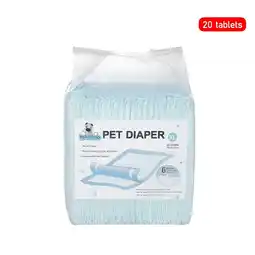 Tesco Living and Home 20 Pcs Disposable Dog Diaper Pads, 60cm W*90cm D offer