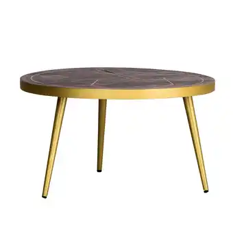 Tesco Jusleen Solid Mango Wood Round Coffee Table offer