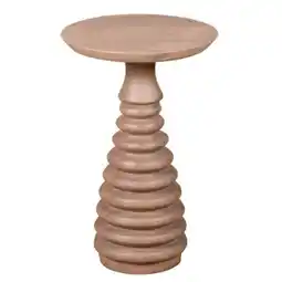 Tesco Carlester Cane And Wood Pedestal Side Table offer