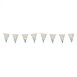 Tesco Mermaid Holographic Foil Pennant Bunting 4m offer