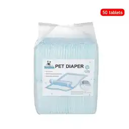 Tesco Living and Home 50 Pcs Disposable Dog Diaper Pads, 60cm W*45cm D offer