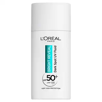 Tesco L'Oreal Paris Bright Reveal UV Fluid SPF50 50ml offer