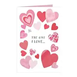 Tesco To The One I Love Valentines Card with Envelope offer