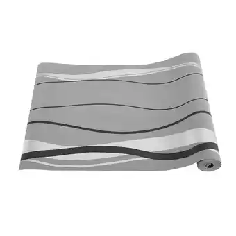 Tesco Living and Home Curve Striped Non-Woven Wallpaper - 950*53cm N/A offer