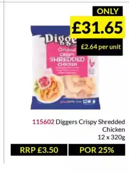 Musgrave MarketPlace Diggers Crispy Shredded Chicken offer