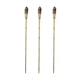 Tesco Natural Bamboo Torch 120cm - Pack of 3 offer