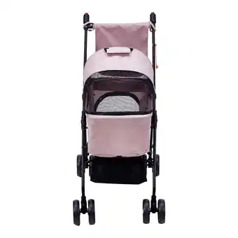 Tesco Living and Home Detachable Pet Stroller for Cats and Dogs, Pink offer