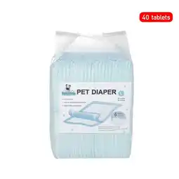 Tesco Living and Home 40 Pcs Disposable Dog Diaper Pads, 60cm W*60cm D offer