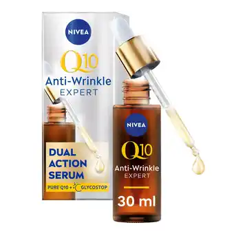 Tesco NIVEA Q10 Anti Wrinkle Expert Dual Action Serum 30ml offer