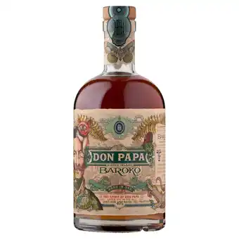 Tesco RUM DON PAPA BAROKO 40% 0,7L TUBA offer