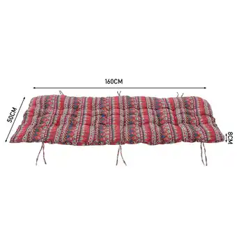 Tesco Living and Home 8cm Thick Gypsy & Bohemia Lounge Cushion - 160*50cm Multi offer