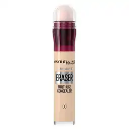 Tesco Maybelline Eraser Eye Concealer 00 Ivory 6.8Ml offer