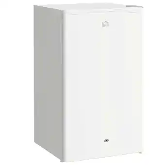 Tesco HOMCOM 91L Freestanding Under Counter Fridge with Lock White offer