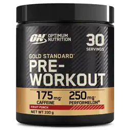 Tesco Optimum Nutrition Gold Standard Pre-Workout Supplement - Fruit Punch 330g offer