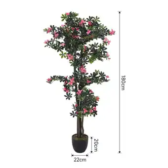 Tesco Living and Home Artificial Bougainvillea Decorative Plant in Planter - 180cm Multi offer