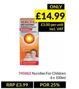 Musgrave MarketPlace Nurofen For Children offer