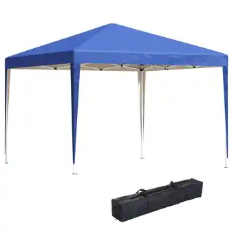 Tesco Outsunny 3m x 3m Garden Pop Up Gazebo Marquee Wedding Canopy offer