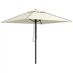 Tesco Outsunny Sun Parasol with Vent, Table Umbrella for Patio,Garden, Beige offer