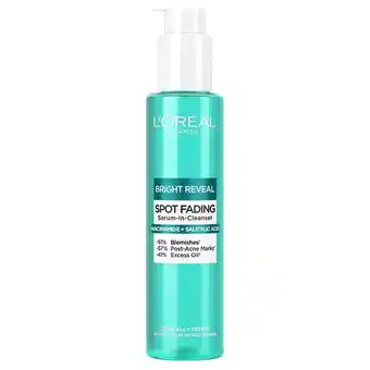 Tesco L'Oreal Paris Bright Reveal Niacinamide Dark Spot Advanced Cleanser 150ml offer