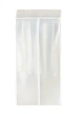 Tesco Living and Home Closet Hanging Garment Dust Cover Protector Clear offer