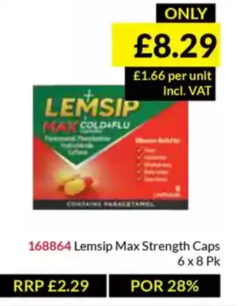 Musgrave MarketPlace Lemsip Max Strength Caps offer