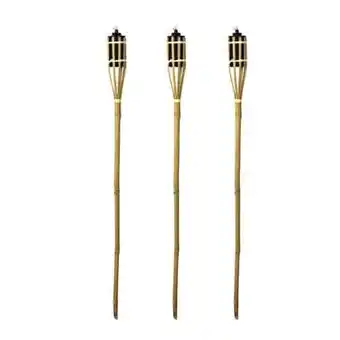 Tesco Natural Bamboo Torch 90cm - Pack of 3 offer