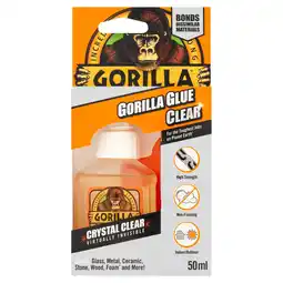 Tesco Gorilla Glue Clear 50Ml offer