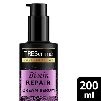 Tesco Tresemme Biotin Repair leave in cream serum 200ml offer