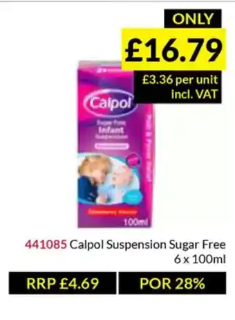 Musgrave MarketPlace Calpol Suspension Sugar Free offer