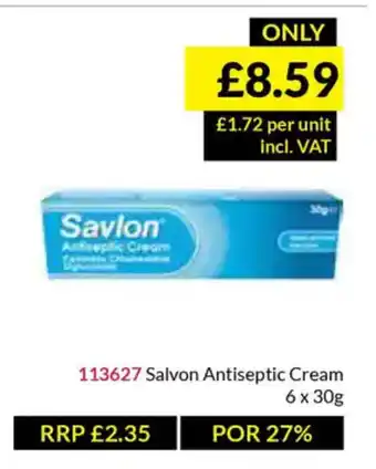 Musgrave MarketPlace Salvon Antiseptic Cream offer