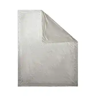 Tesco BHS Large Crushed Velvet Throw, Silver offer