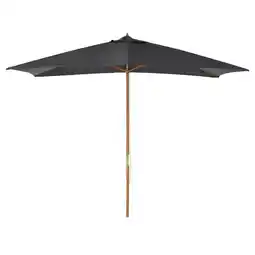 Tesco Outsunny Garden Parasol Sun Shade Patio Umbrella Canopy Dark Grey offer