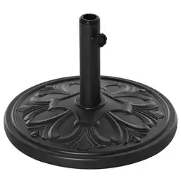 Tesco Outsunny 13KG Round Parasol Base Cement Stand Umbrella Holder Garden offer