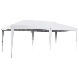 Tesco Outsunny 6m x 3m Pop Up Gazebo Patio Party Event Heavy Duty Canopy offer