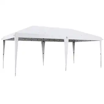 Tesco Outsunny 6m x 3m Pop Up Gazebo Patio Party Event Heavy Duty Canopy offer