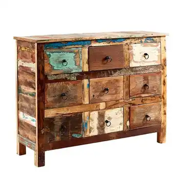 Tesco Dahila Reclaimed Boat 9 Drawer Chest offer