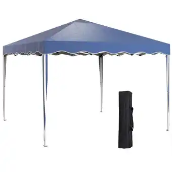 Tesco Outsunny 3m x 3m Pop Up Gazebo Marquee Canopy for Garden with Carry Bag offer