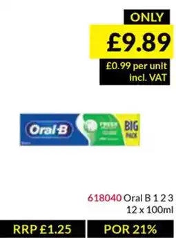 Musgrave MarketPlace Oral-B offer