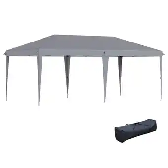 Tesco Outsunny 3m x 6m Pop Up Gazebo Patio Party Event Heavy Duty Canopy offer