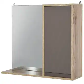 Tesco HOMCOM 49x57cm Wall Mounting Bathroom Cabinet & Mirror Shelf Door offer