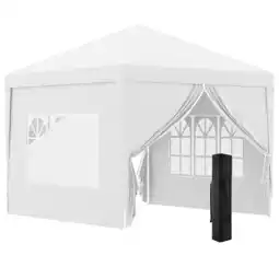 Tesco Outsunny 3m x 3m Pop Up Gazebo Canopy Marquee with Storage Bag offer