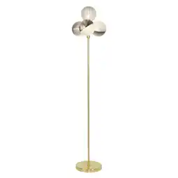 Tesco BHS Emile Floor Lamp, Satin Brass offer