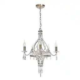 Tesco BHS Evelyn 5 Light Chandelier, Brass offer