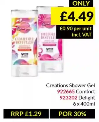 Musgrave MarketPlace Creations Shower Gel offer