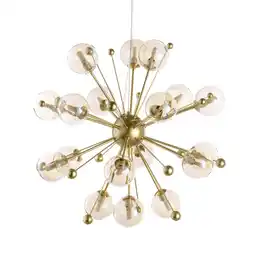 Tesco BHS Lincoln 18 Light Pendant, Brass offer