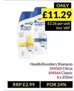 Musgrave MarketPlace Head&Shoulders Shampoo offer