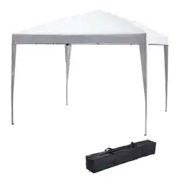 Tesco Outsunny 3m x 3m Garden Pop Up Gazebo Marquee Wedding Canopy offer