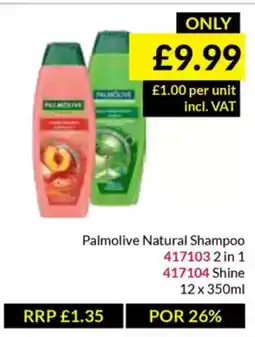 Musgrave MarketPlace Palmolive Natural Shampoo offer