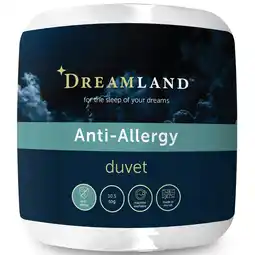 Tesco Dreamland Luxury Anti-Allergy 10.5 Tog Duvet, All Seasons Quilt, Single offer