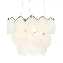 Tesco BHS Ellie 5 Light Chandelier, Frosted offer